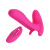 LyBaile Pretty Love Remote Control Massager Pink - Универсальный массажёр с вибрацией и пультом ДУ, 10х2.2 см (розовый)