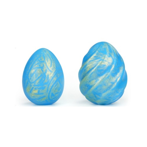 LoveToy Ocean's Toner Egg Set II - Вагинальные шарики, 3,8 см (голубой)