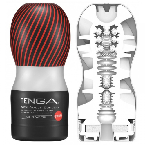 Tenga Air Flow Cup Strong - Мастурбатор, 15.5х4.5 см