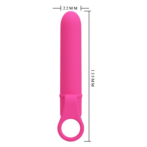 Pretty Love Ladon Vibrator Pink - Вибратор, 13.5х2.2 см (розовый)