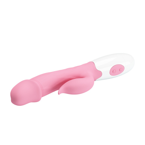 Pretty Love Peter Vibrator Pink - Вибратор-кролик с реалистичной головкой, 19.2х3.1 см (розовый) - sex-shop.ua