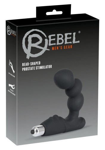 Rebel Prostate Stimulator - Массажер простати, 14 см (черный) - sex-shop.ua