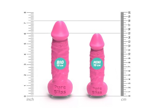 Pure Bliss Mini - Крафтовое мыло-член с присоской (розовое) - sex-shop.ua