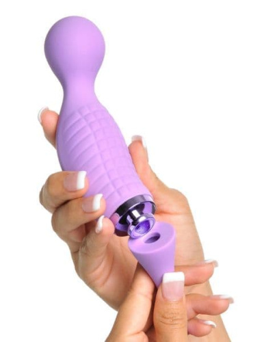 Pipedream Ultimate Climax-Her - Вібратор з вакумною стимуляцією клітора, 14х3.5 см - купити в Україні | Секс шоп SEX-SHOP.ua