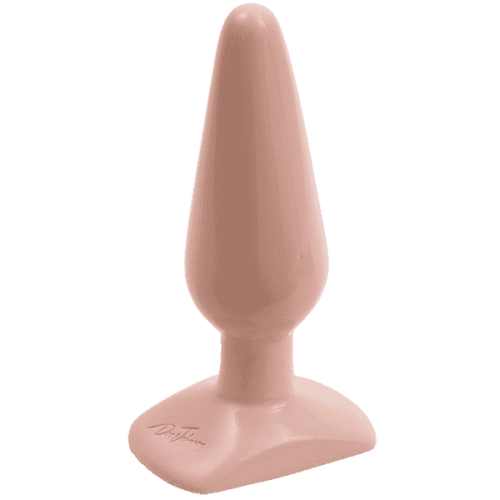 Doc Johnson Classic Butt Plug Smooth Medium - Анальная пробка средняя, 13,2х4 см (телесный) - sex-shop.ua