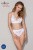 Passion PS001 Panties - Трусики с широкой резинкой и кружевом (белые, размер S)
