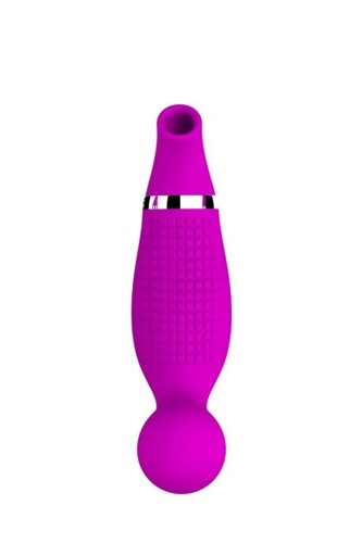 LyBaile Romance Pecker Sucking Vibrator Purple - Вибратор для клитора, 16х3.8 см