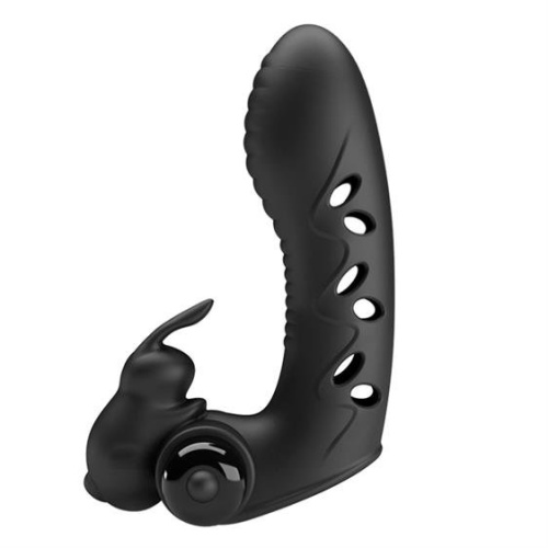 LyBaile Pretty Love Vance Finger Vibrator - Вибратор на палец, 10.3х3.1 см (чёрный) - sex-shop.ua