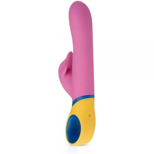 PMV20 Copy Dolphin Vibrator - вибратор кролик с ротацией, 11.5х3.6 см (разноцветный) - sex-shop.ua