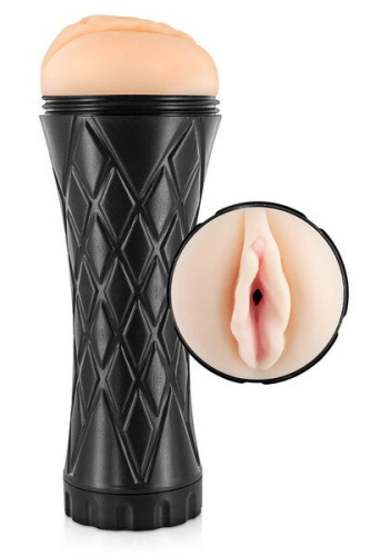 Real Body Real Cup Vagina - Мастурбатор вагина в рифленом корпусе, 23.7х9 см - sex-shop.ua