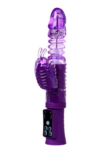 Toyfa A-Toys High-Tech Fantasy - вібратор кролик з поштовхами, вібрацією, ротацією та присоскою, 23х3.5 см - купити в Україні | Секс шоп SEX-SHOP.ua