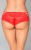 SoftLine Shorts 2478 - Женские стринги-шортики, S/M (красный)