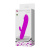 Pretty Love Arnd Vibrator Purple - Рельефный вибратор с клиторальным отростком, 11.5х2.3 см (фиолетовый) - sex-shop.ua