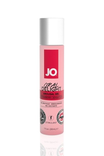 System JO Oral Delight Strawberry-гель лубрикант для орального сексу зі смаком полуниці, 30 мл (30 мл)