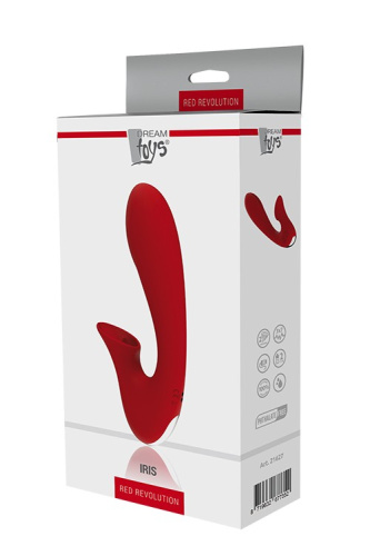 Dream Toys Red Revolution Iris - Вибромассажер, 15 см (красный)
