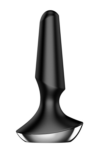 Satisfyer Plug-ilicious 2 - Анальна смарт-пробка, 14х3 см, (чорна)