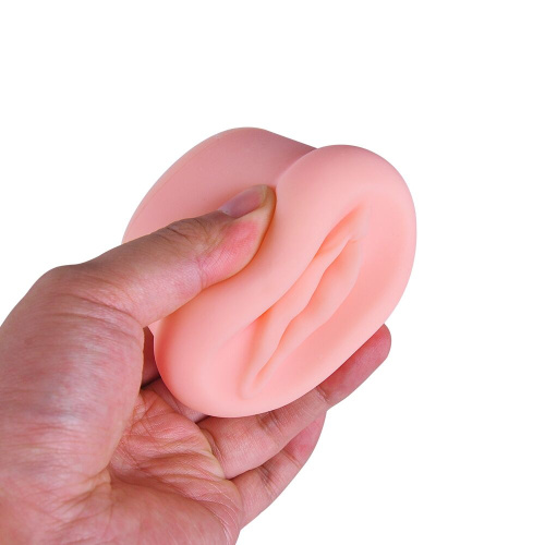 Men Powerup Vagina - вставка-вагіна для помпи, 5х7.5 см (бежевий)