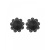 Obsessive A770 nipple covers black - багаторазові наклейки на соски, O/S (чорний)