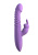 Fantasy For Her Her Thrusting Silicone Rabbit - вибратор кролик с подогревом, толчками и вибрацией, 13.3х3.6 см