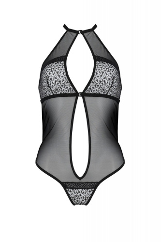 Passion Satara Body - эротическое боди с кружевом, XXL/XXXL (чёрный)