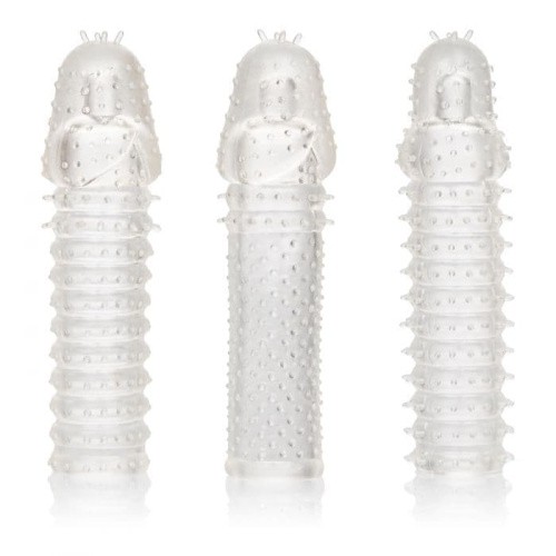 California Exotic Novelties 3 Piece Extension Kit насадка на пеніс 15.25х3.75 см - купити в Україні | Секс шоп SEX-SHOP.ua