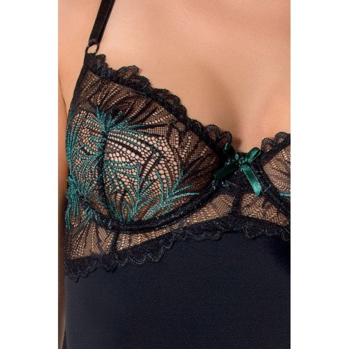 Passion Floris Body: Exclusive - Боді з квітковим мереживом, L/XL - купити в Україні | Секс шоп SEX-SHOP.ua
