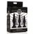 Triple Spire Tapered Silicone Anal Trainer Set - Набір анальних пробок, 3 шт (чорний) - купити в Україні | Секс шоп SEX-SHOP.ua