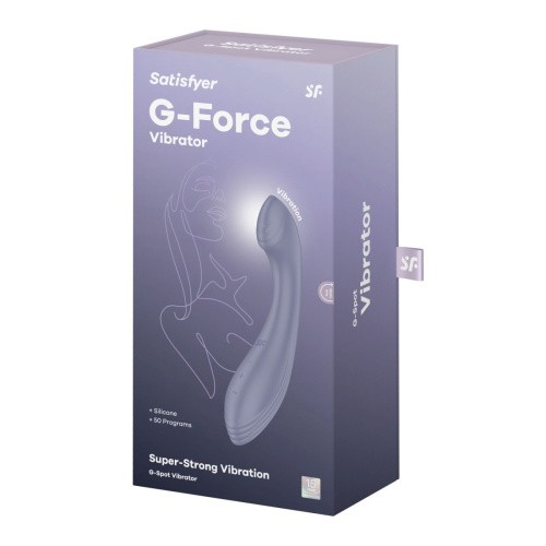 Satisfyer G-Force Violet - Вибратор, 19 см (фмолетовый) - sex-shop.ua