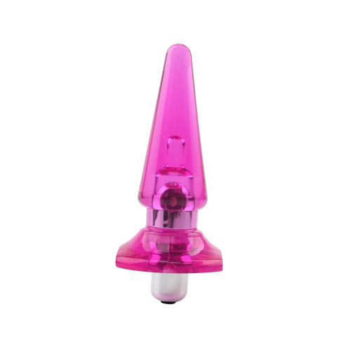 Chisa Hi-Basic Nicole's Vibra Plug Pink - Анальная пробка с вибрацией, 12.5х3.2 см (розовый) - sex-shop.ua
