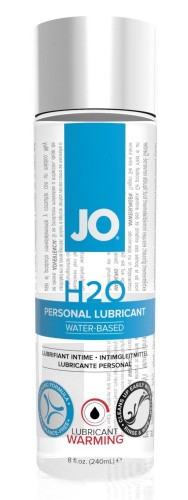 System JO H2O Warming - зігрівальна змазка на водній основі з екстрактом перцевої м'яти, 240 мл.