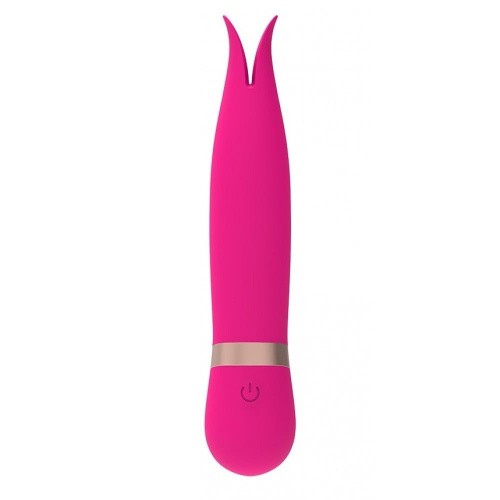 M-Mello Forked Vibe 5.1" - Вибратор, 13 см (розовый) - sex-shop.ua