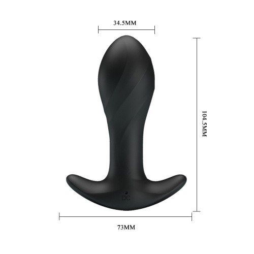 LyBaile Pretty Love Anal Plug Vibrating Massager – Анальна пробка з вібрацією, 10.4х3.4 см - купити в Україні | Секс шоп SEX-SHOP.ua