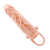 Подовжуюча насадка на пеніс Pretty Love Brave Man Vibro Extension flesh