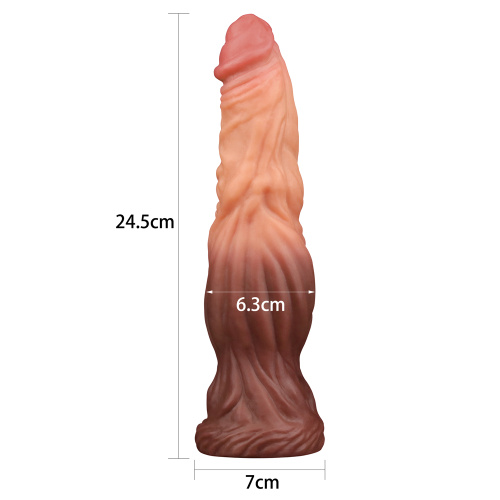 Dual-Layered Silicone Nature Cock 9.5