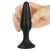 LoveToy Lure Me Silicone Anal Plug S - Анальная пробка, 11.5х2.7 см (чёрная)