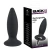 Orion Black Velvets Rechargeable Plug Small - силиконовая анальная пробка с вибрацией, 11х3.3 см (черный) - sex-shop.ua