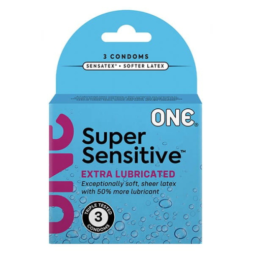 ONE Super Sensitive, 3 шт