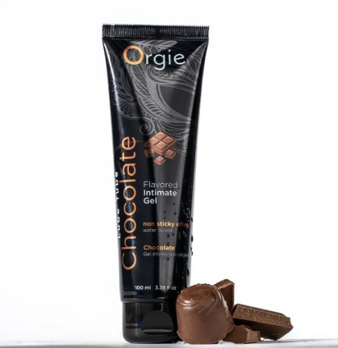 Orgie Lube Tube Chocolate - оральный лубрикант со вкусом шоколада, 100 мл - sex-shop.ua