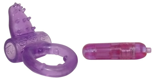 Be Thrilled Vibrating Cockring эрекционное виброкольцо со стимулятором клитора, 2.5 см - sex-shop.ua