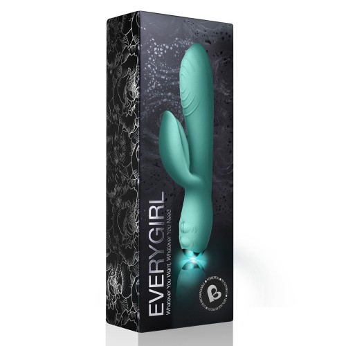 Rocks Off Every Girl Teal вибратор, 18х3.5 см (бирюзовый) - sex-shop.ua