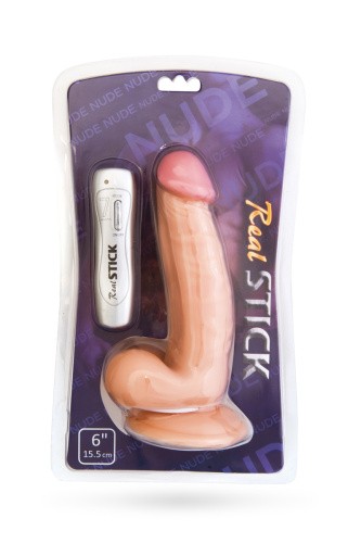 Toyfa Realstick Nude - Реалистичный вибратор, 15.5х4.5 см