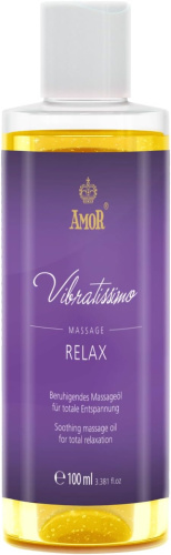 Amor Vibratissimo Relax - Массажное масло, 100 мл - sex-shop.ua