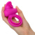 CalExotics Dual Clit Flicker Enhancer - подвійне віброкільце, 6х3.7 см (рожевий) - купити в Україні | Секс шоп SEX-SHOP.ua