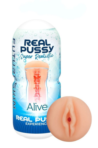 Alive Super Realistic Vagina - недорогой мастурбатор-вагина, 16 см - sex-shop.ua