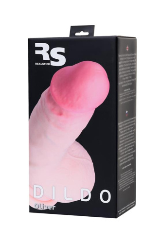 RealStick Elite Suction cup based dildo - Фаллоимитатор, 18,5 см (телесный)