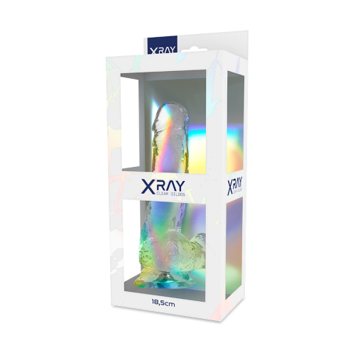 Фаллоимитатор XRay, 18 см (прозрачный)