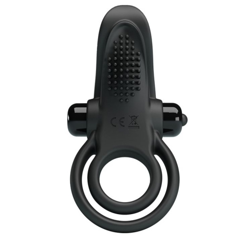 LyBaile Pretty Love Vibro Penis Ring Black – Эрекционное кольцо, 11,3х5,6 см (черный)