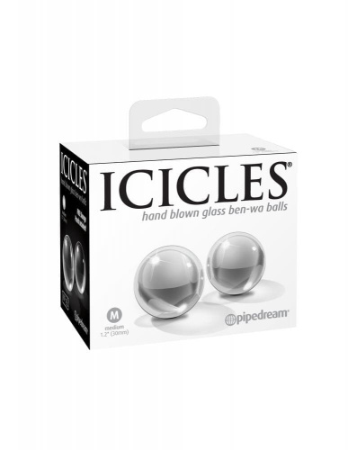Вагинальные шарики Glass Ben-wa medium, 3 см