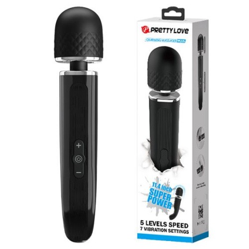 Pretty Love Charming Massager 11,4 inch Black - Вибромассажер, 29 см (черный)