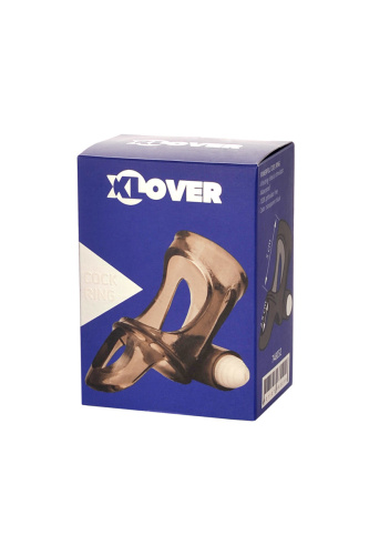 Toyfa XLover - насадка для члена с вибропулей, 7х2.5 см (черный)